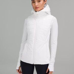 Lululemon White Hooded Vest